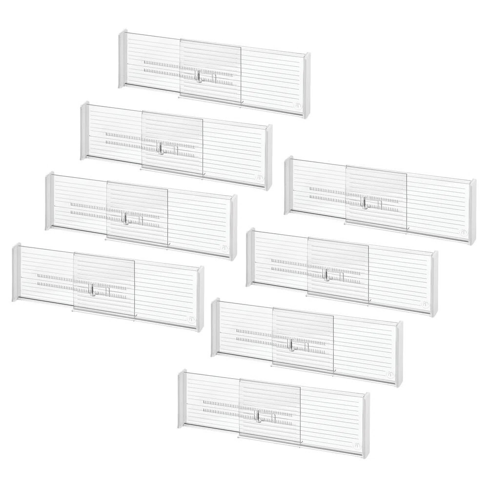 Expandable Plastic Deep Drawer Dividers - Organization for  Kitchen, Bathroom, Dresser, or Desk D... | Wayfair North America