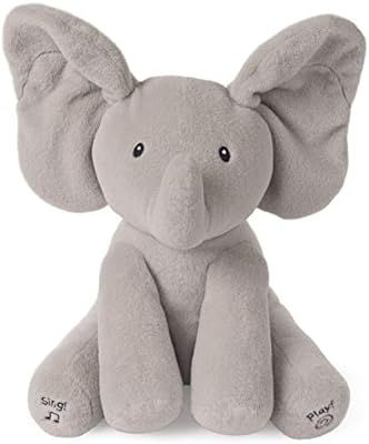 Baby GUND Animated Flappy the Elephant Stuffed Animal Plush, Gray, 12" | Amazon (US)