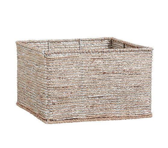 Silver Rope Baskets | Pottery Barn Kids