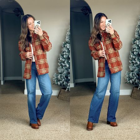 💥 40 to 50% off New fall arrivals from maurices . Fall denim, flannel, plaid, sweater, Shacket. @maurices offers inclusive sizing!! Reg & plus sizes XS-4XL AND short, regular and long length options!  For reference: I’m 5’1”, 109lbs Wide leg jeans - 0 Short Plaid shacket - XS Plaid hooded button down tunic - XS Tunic sweater - Boots - TTS

#LTKover40 #LTKfindsunder50 #LTKsalealert