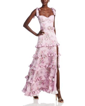 Lisianthus Sleeveless Ruffled Corset Gown | Bloomingdale's (US)