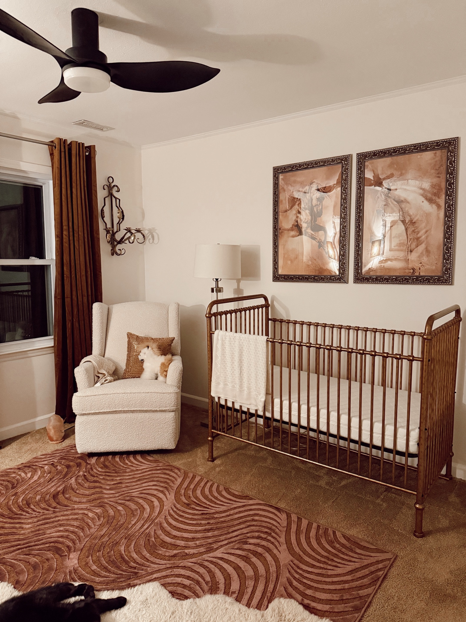 Cozy bronze nursery 🤠🐎🤎

#LTKBump #LTKFamily #LTKBaby