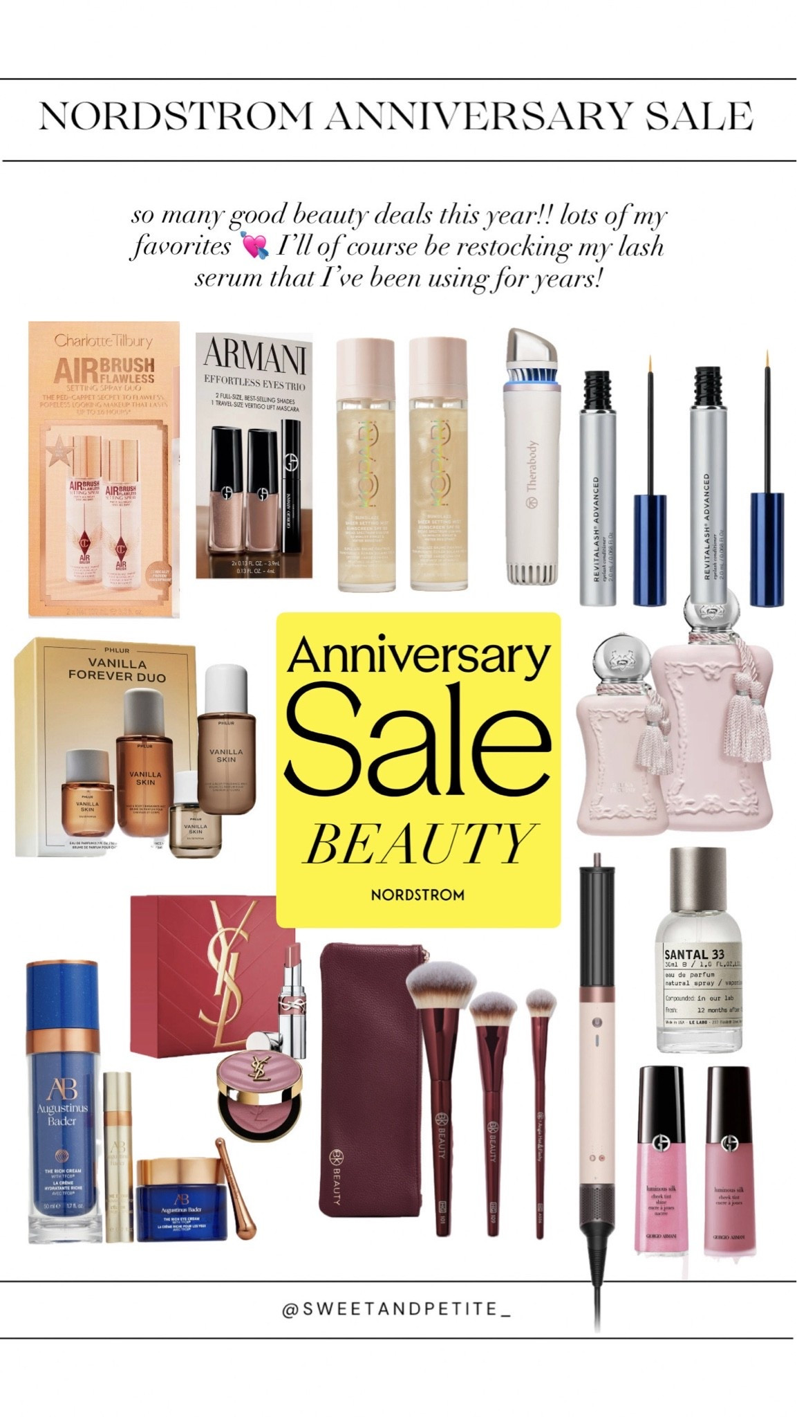 NSALE beauty!! So many good deals this year and so many products I love and have recommended for years!

I’ll be restocking my eyelash serum of course!

#LTKSaleAlert #LTKBeauty