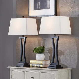 30.75" Bedside Table Lamp Set (Set of 2) - Bed Bath & Beyond - 35097693 | Bed Bath & Beyond