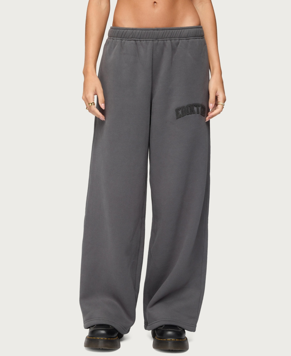 Edikted Women's To You Sweatpants - Dark-gray | Macy's