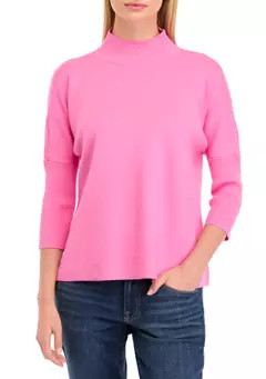 Crown & Ivy™ Women's Mock Neck Popover Sweater | Belk