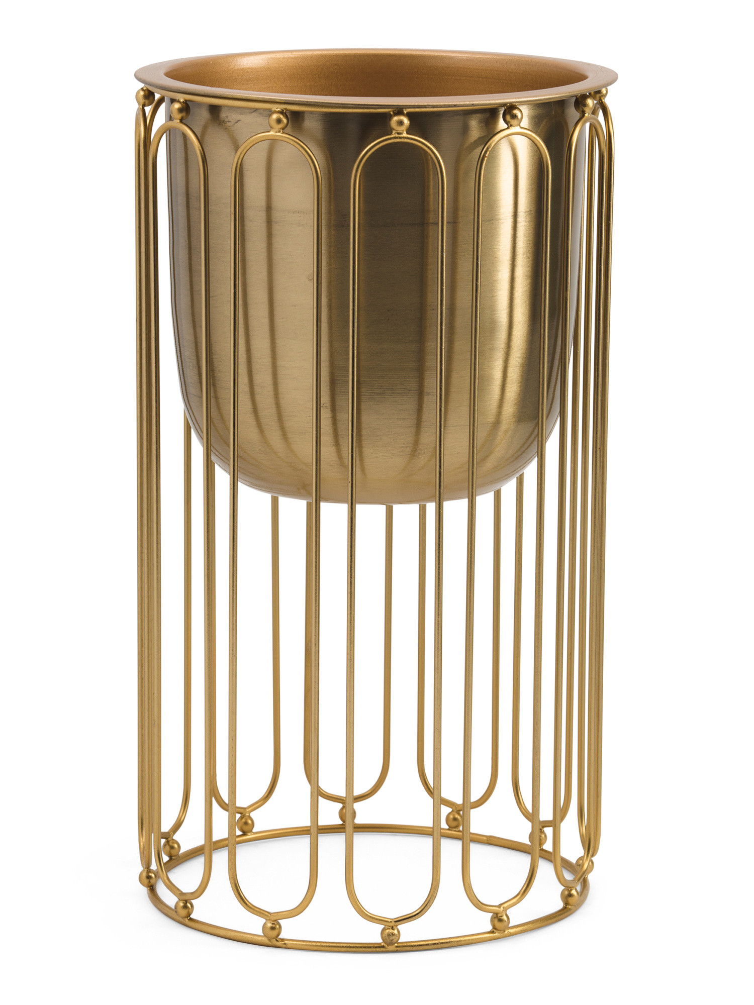 Floor Planter On Wire Stand | TJ Maxx