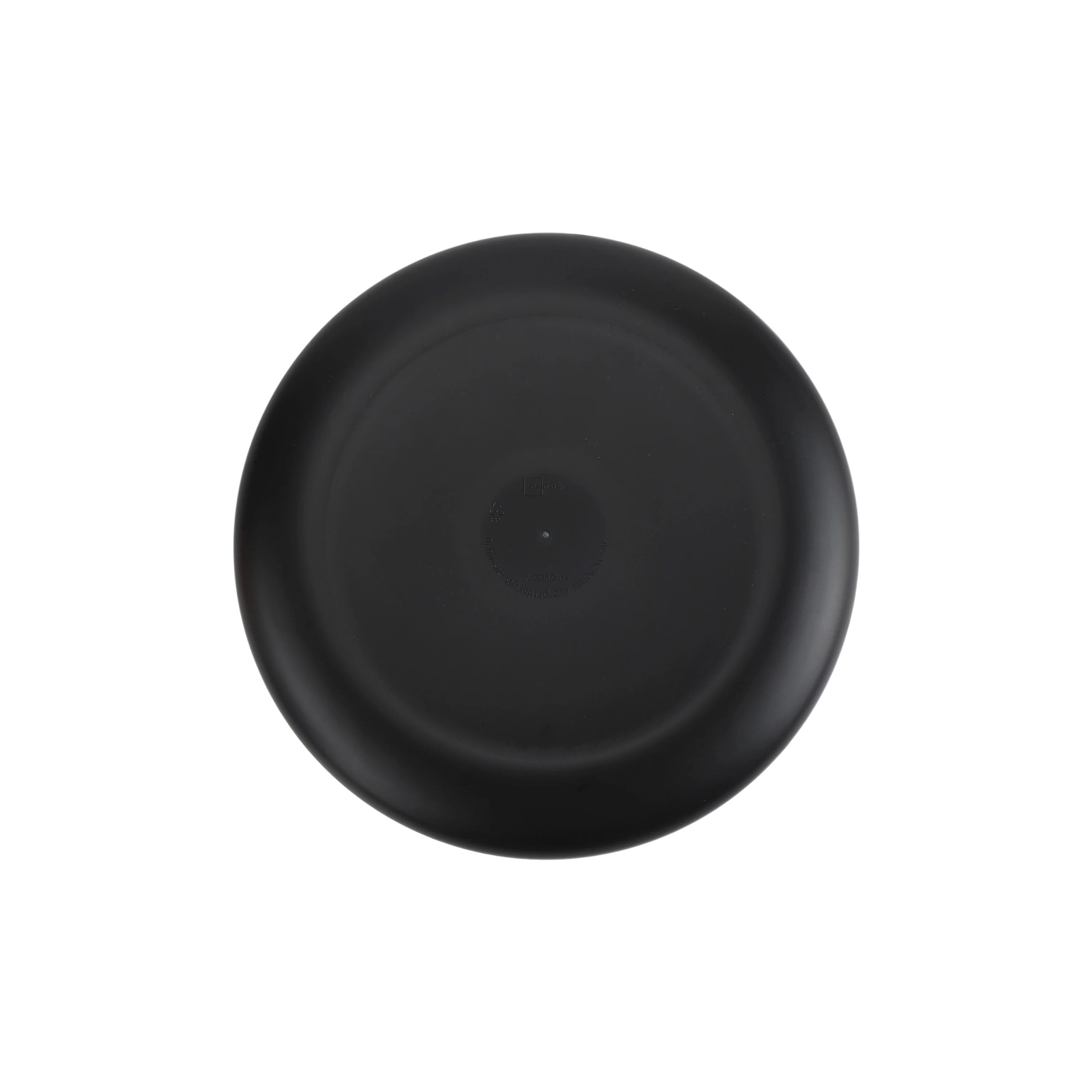 Mainstays 10.5 inch Round Plastic Etched Halloween Plate, Black | Walmart (US)