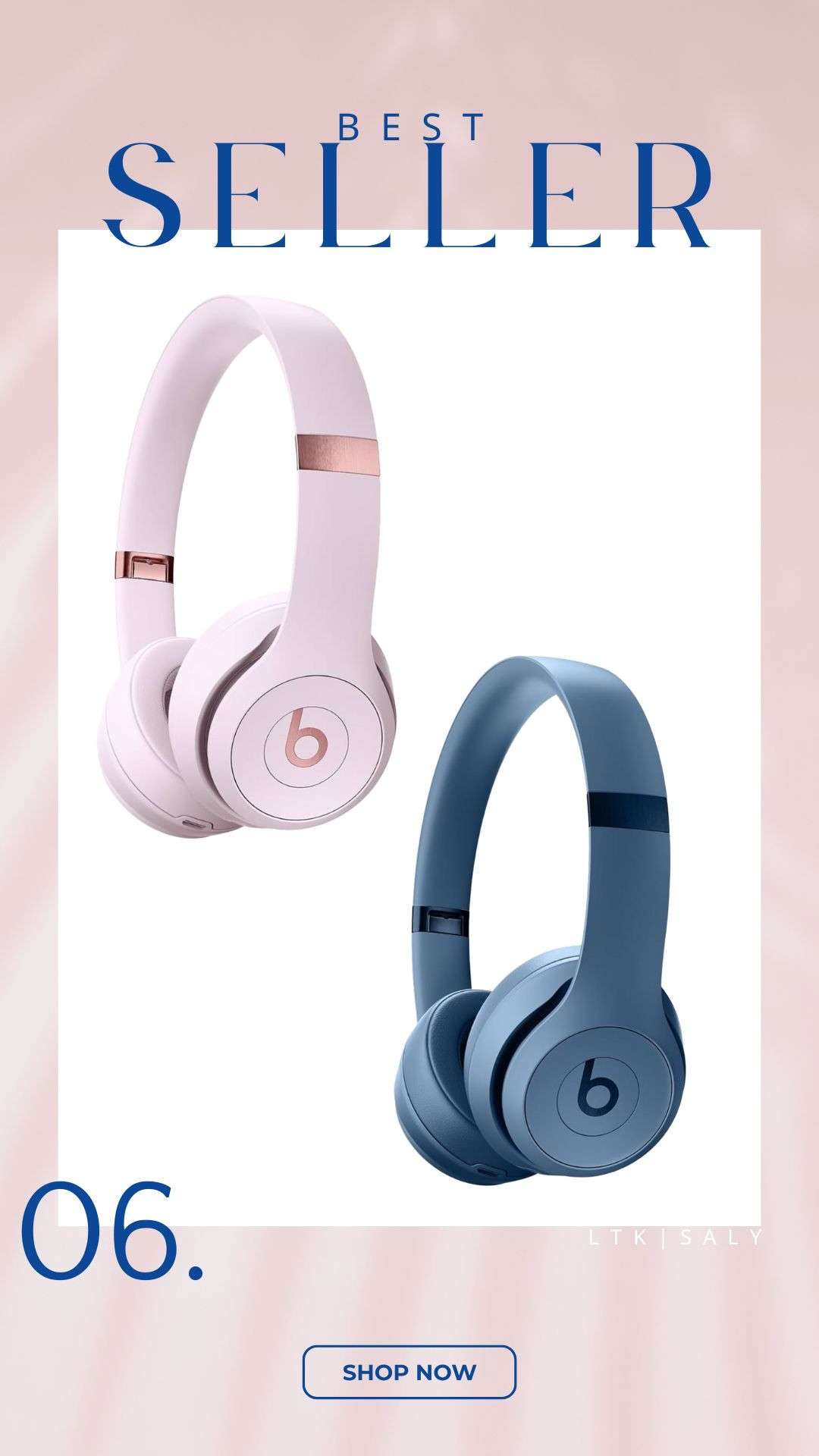 Best Sellers: Valentines Gift Edit ✨
🎧 Beats Solo 4 - Wireless On-Ear Bluetooth Headphones, Up to 50-Hour Battery Life, Ultra-Lightweight Comfort, Powerful and Balanced Sound, Apple & Android Compatible - Cloud Pink & Slate Blue


Valentine’s Day gifts for her: women, girls, sisters mothers grandma girlfriend wife galentines beauty products electronics self care fashion

#LTKTravel #LTKValentine #LTKMens