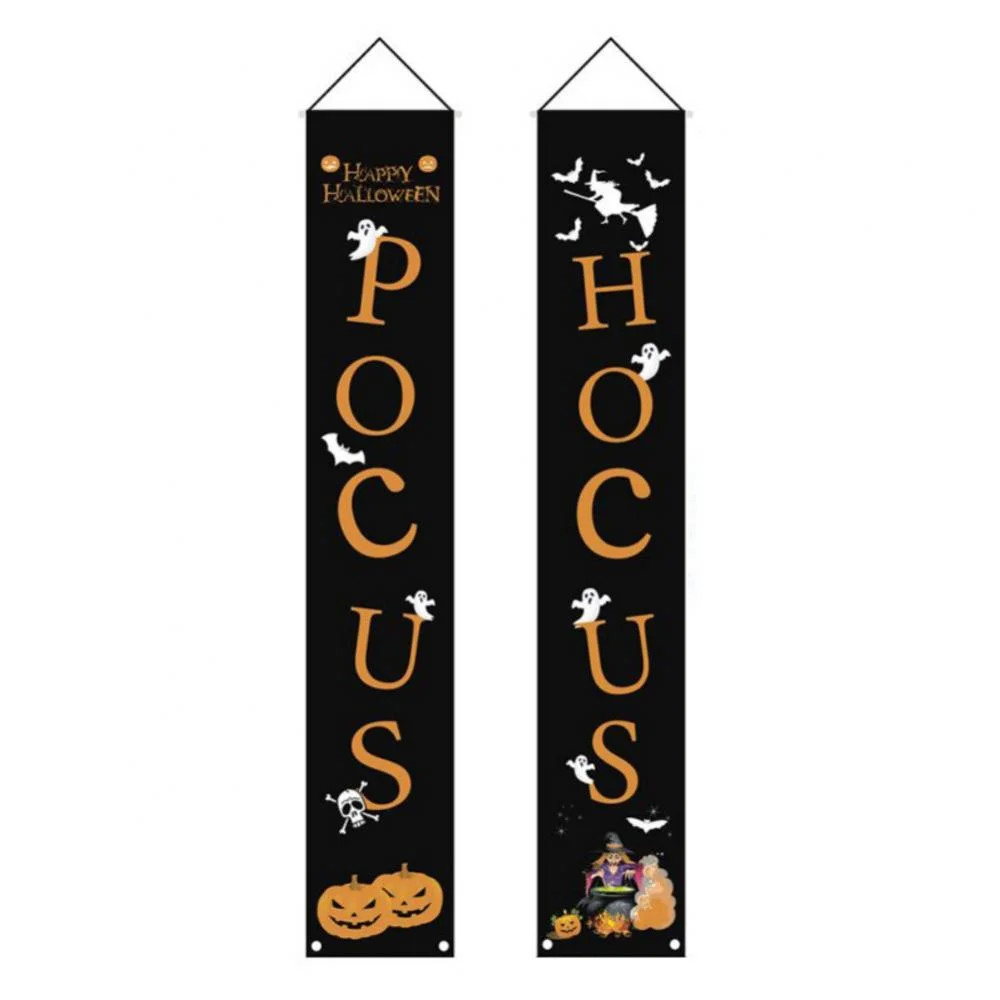 Halloween Decorations Outdoor, Pocus & Hocus Halloween Signs for Front Door, Indoor Home Decor, P... | Walmart (US)