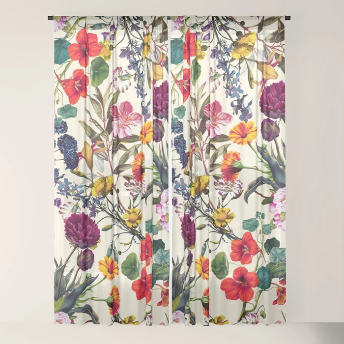 Magical Garden V Sheer Curtain | Society6
