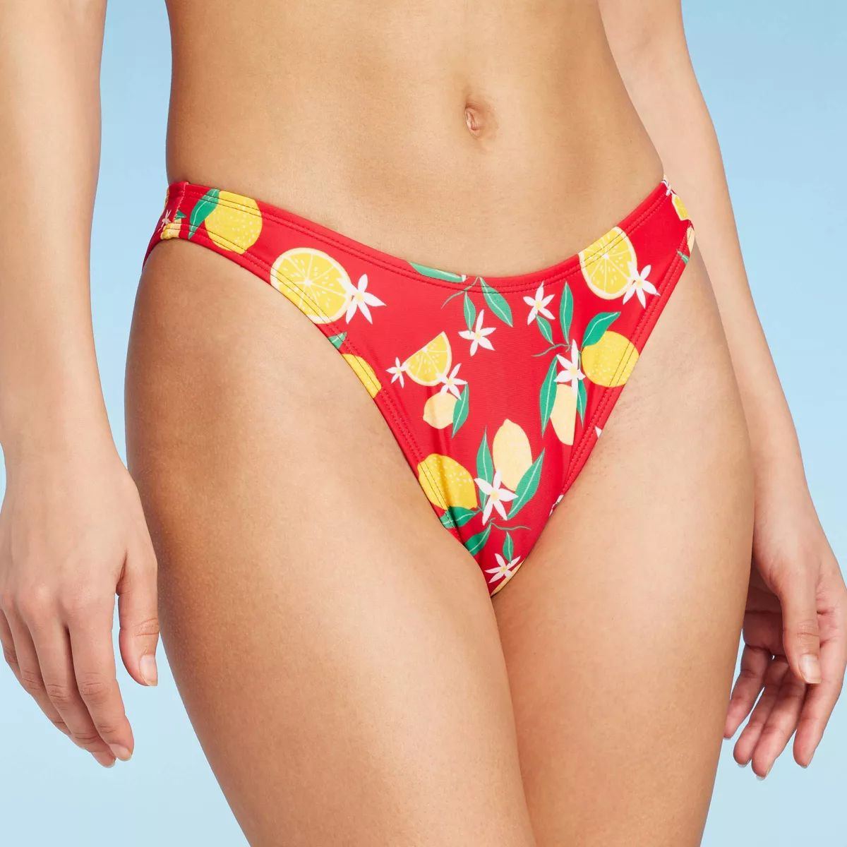 Women's Scoop Front Cheeky Extra High Leg Bikini Bottom - Wild Fable™ | Target