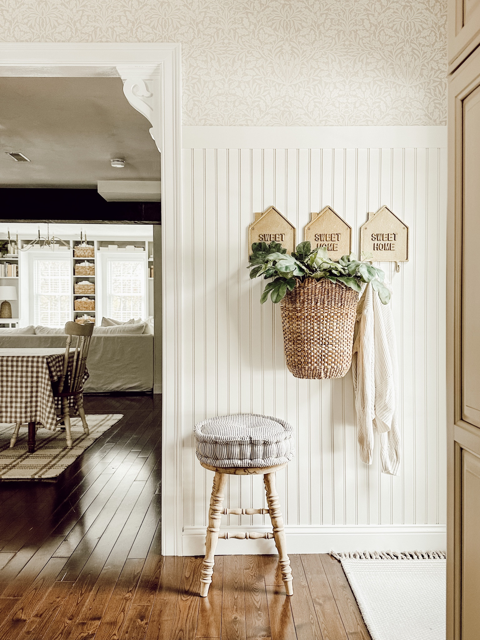 Cottage farmhouse entryway. 

#LTKSeasonal #LTKstyletip #LTKhome