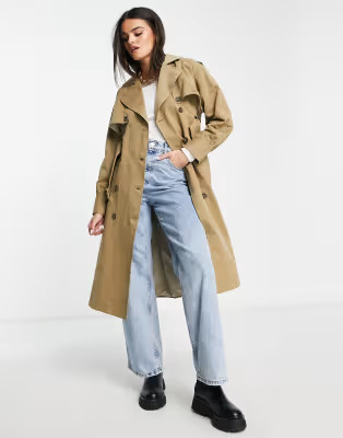 Y.A.S trench coat in camel | ASOS | ASOS (Global)