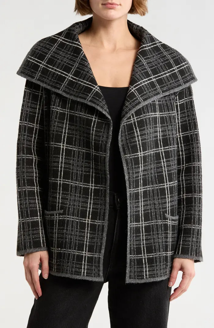 MAX STUDIO Crop Sweater Coat | Nordstromrack | Nordstrom Rack