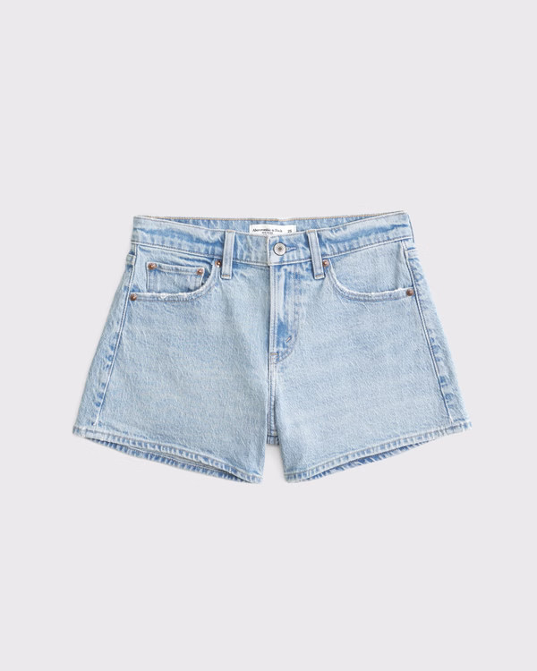 Mid Rise A-Line Short | Abercrombie & Fitch (US)