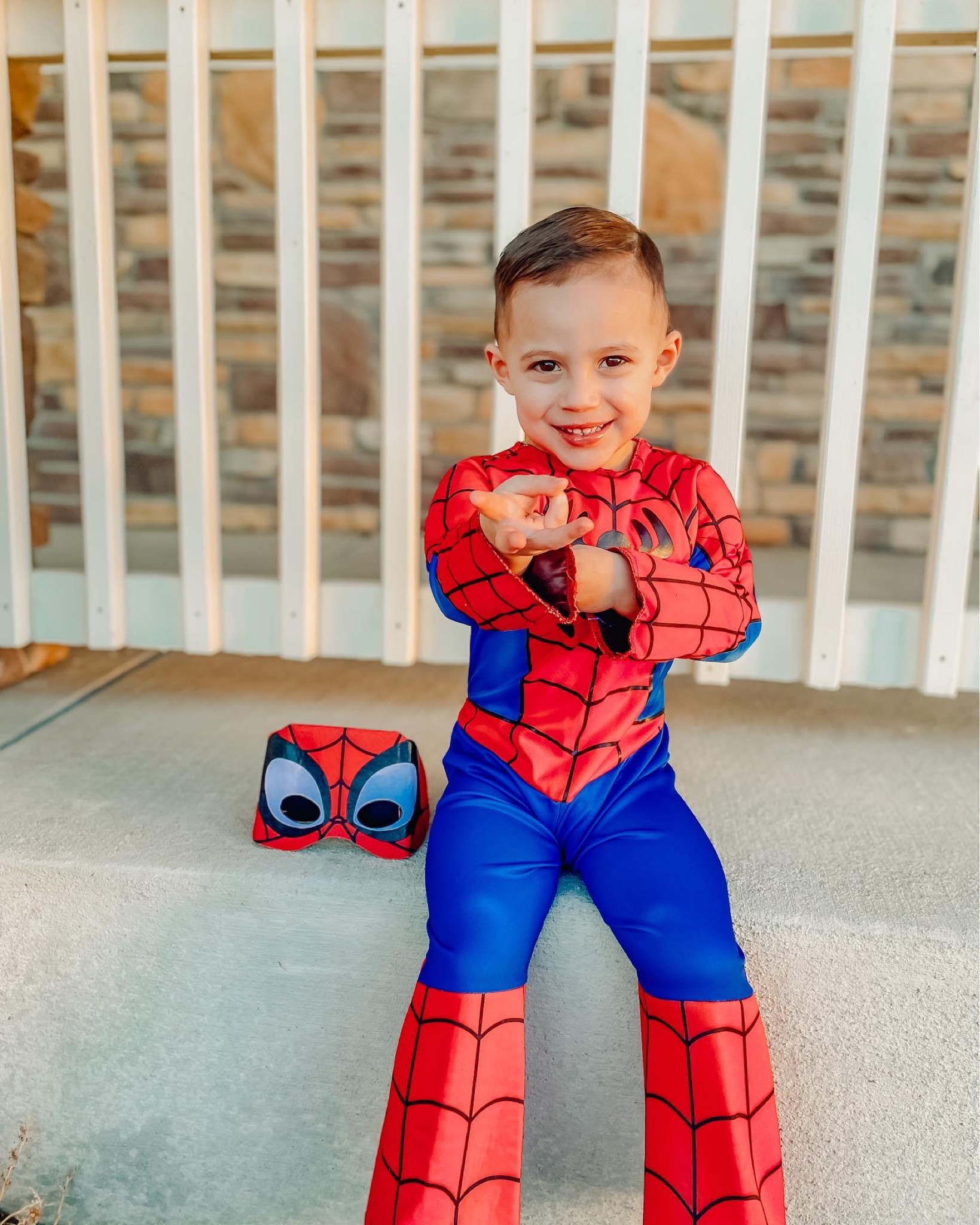 Toddler Spider-Man costume, kids size, comes with mask 

#LTKHalloween #LTKkids #LTKfindsunder50