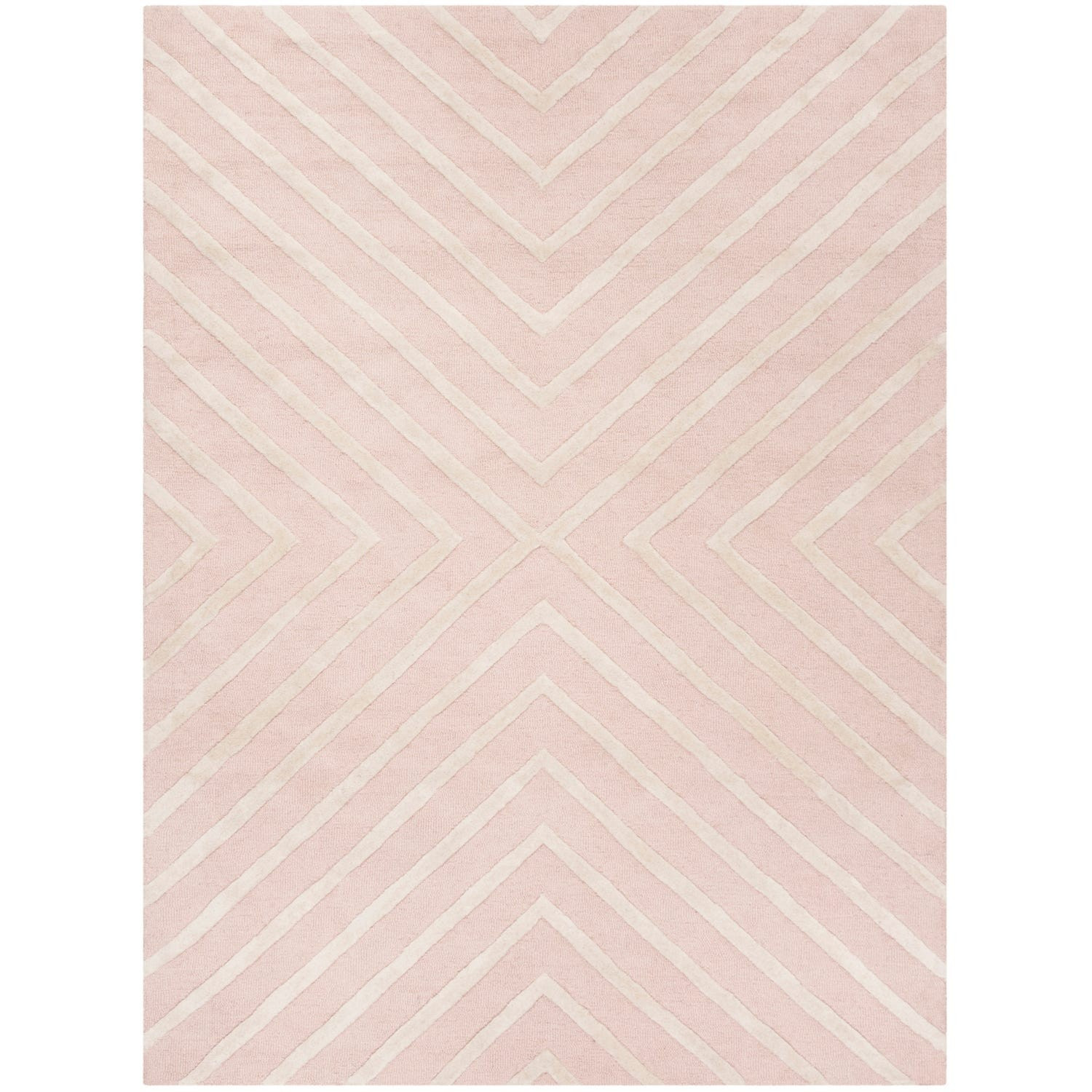 Pink Geometric 5x7 Kids Rug | Pier 1 Imports
