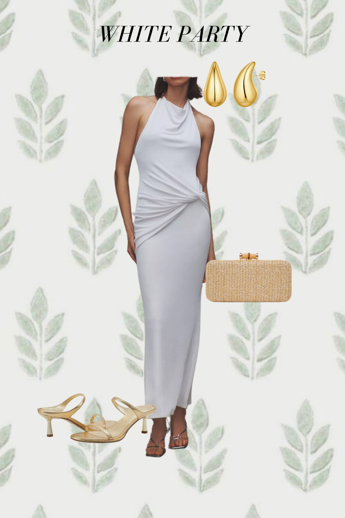 White dress outfit idea!