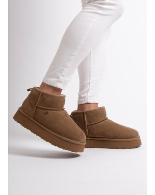 Just Sheepskin Ladies Lottie Mini Boot | Simply Be (UK)