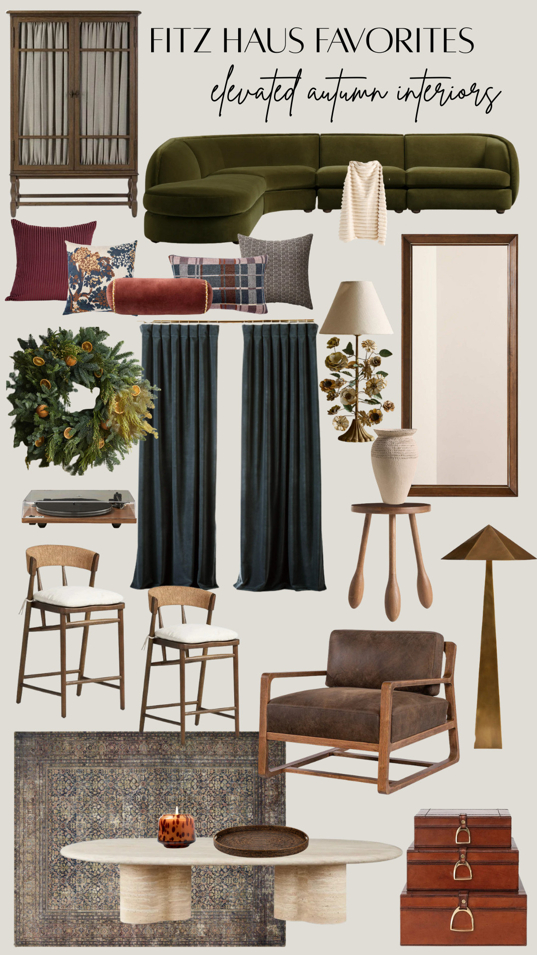 Fall in love with your home again.
This season I’m layering velvet pillows, textured throws, sculptural lamps, and moody vases for a look that feels cozy yet refined. It’s the perfect mix of comfort and luxury, and I’ve linked every piece so you can bring the vibe home.

Shop my Elevated Autumn Interiors edit now and make your space as chic as your fall wardrobe! 

 #LTKFallSale #LTKSeasonal #LTKHome