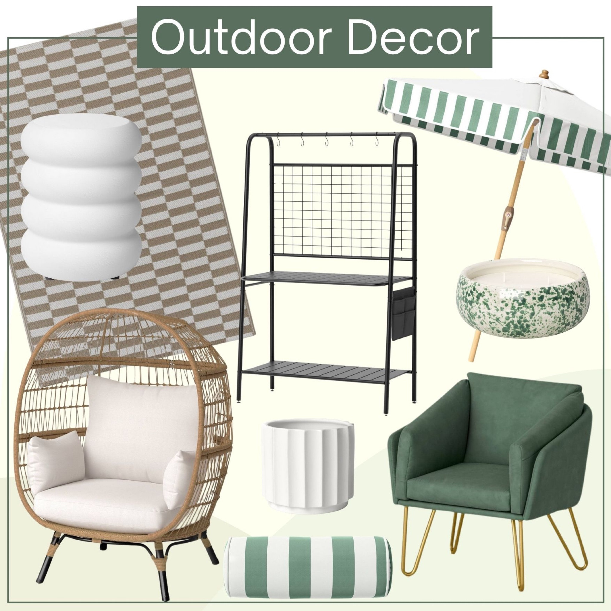 I have spring fever! I’m feeling green for my outdoor decor this year. I know, how original but listen…you can’t go wrong with making a serene space if you start with nature’s palette! These are my picks from Target’s new releases for pit door living  

#LTKSeasonal #LTKhome