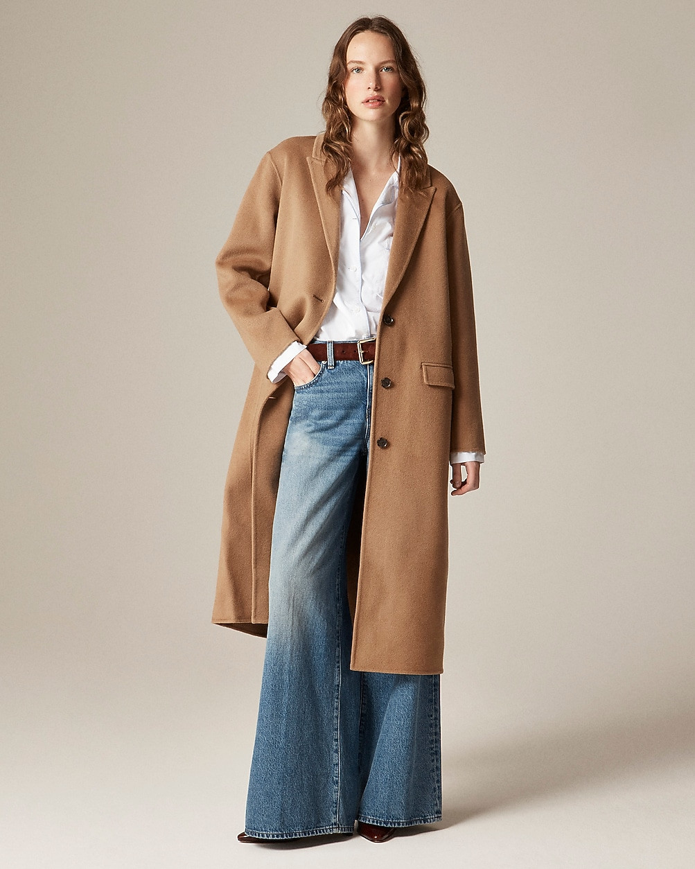Chiara topcoat in double face | J. Crew US
