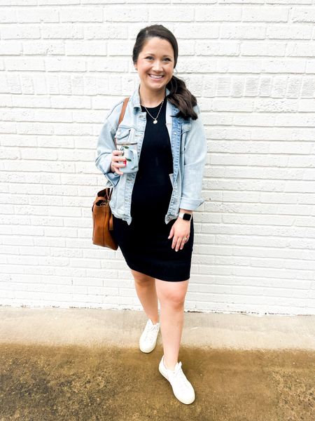 Spring outfit. T shirt dress. Maternity. Bump friendly. Travel outfit 

#LTKunder100 #LTKstyletip