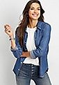 Silver Jeans Co.® denim button down shirt | Maurices