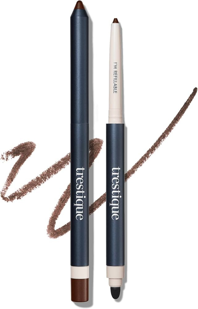 TRE'STIQUE trestique Eyeliner, Refillable Long Lasting Eyeliner Pencil With Built-In Smudger And ... | Amazon (US)