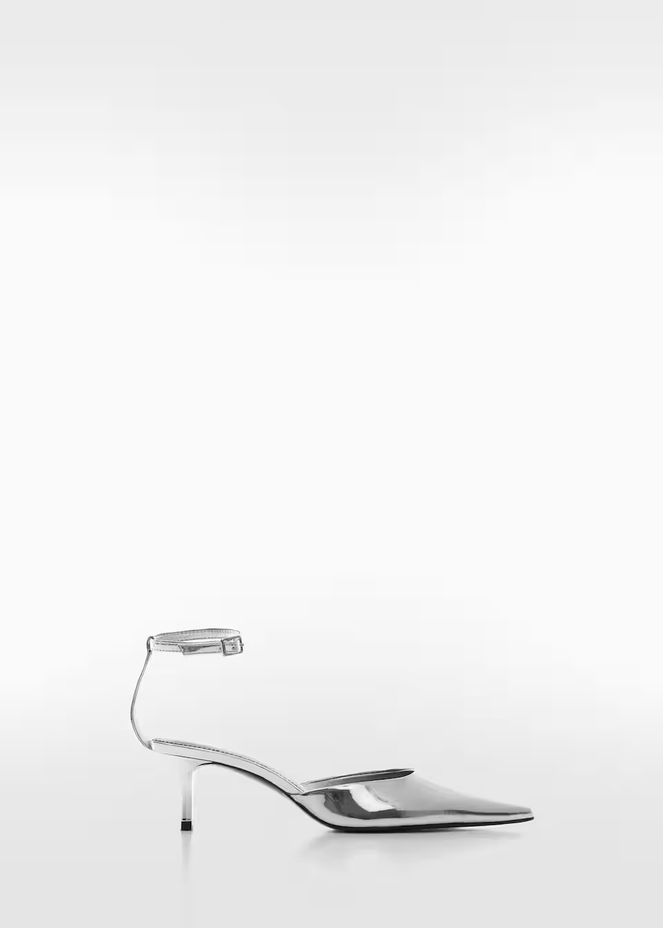 Metallic heel shoes -  Women | Mango United Kingdom | MANGO (UK)