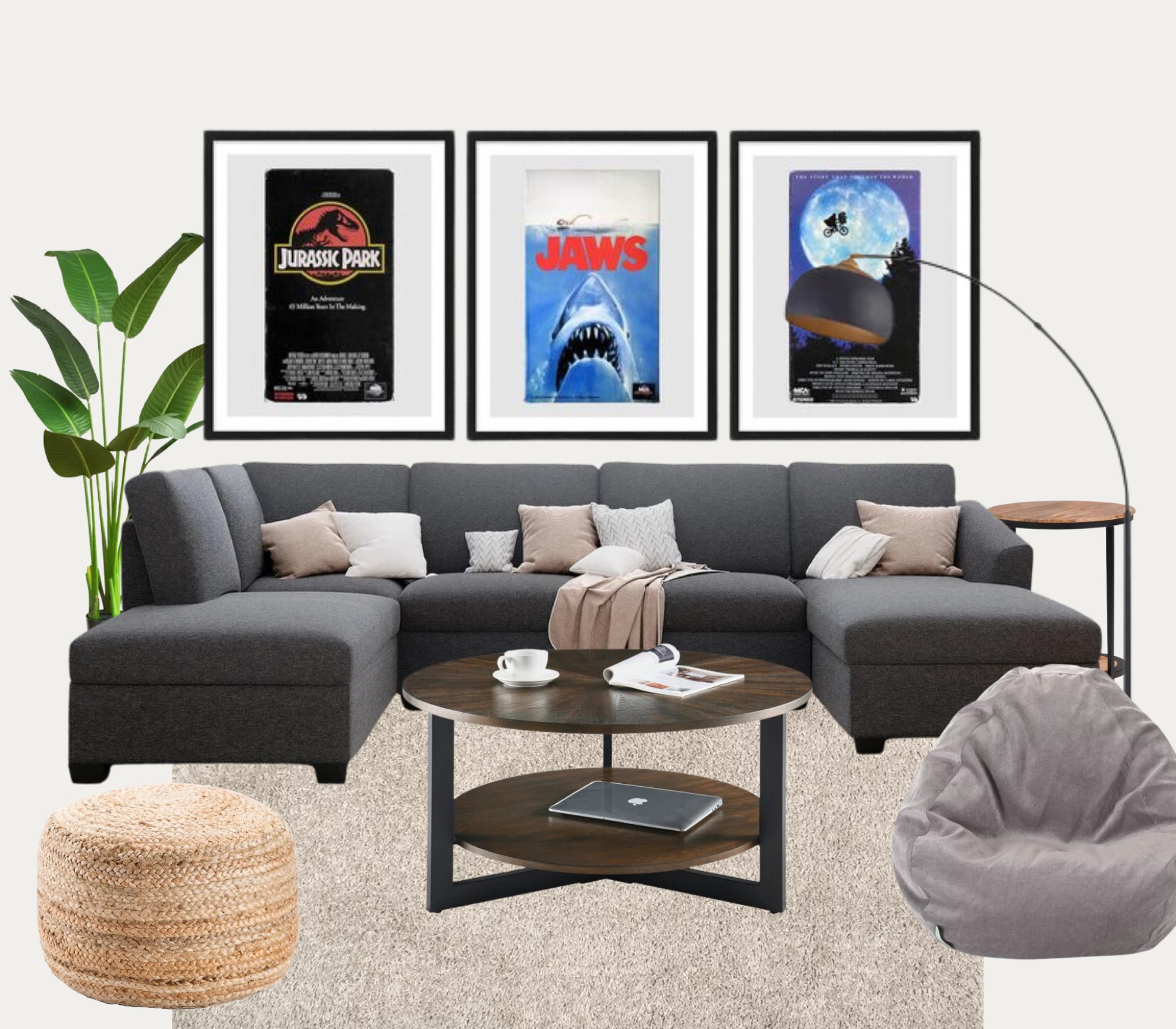 Are you looking to create the perfect hangout spot or movie room? Shop this concept board for inspiration! This space is the best room to add personal touches, stylish decor, and cozy throws to create the best space to binge watch movies with your friends and family!

#LTKFind #LTKstyletip #LTKhome