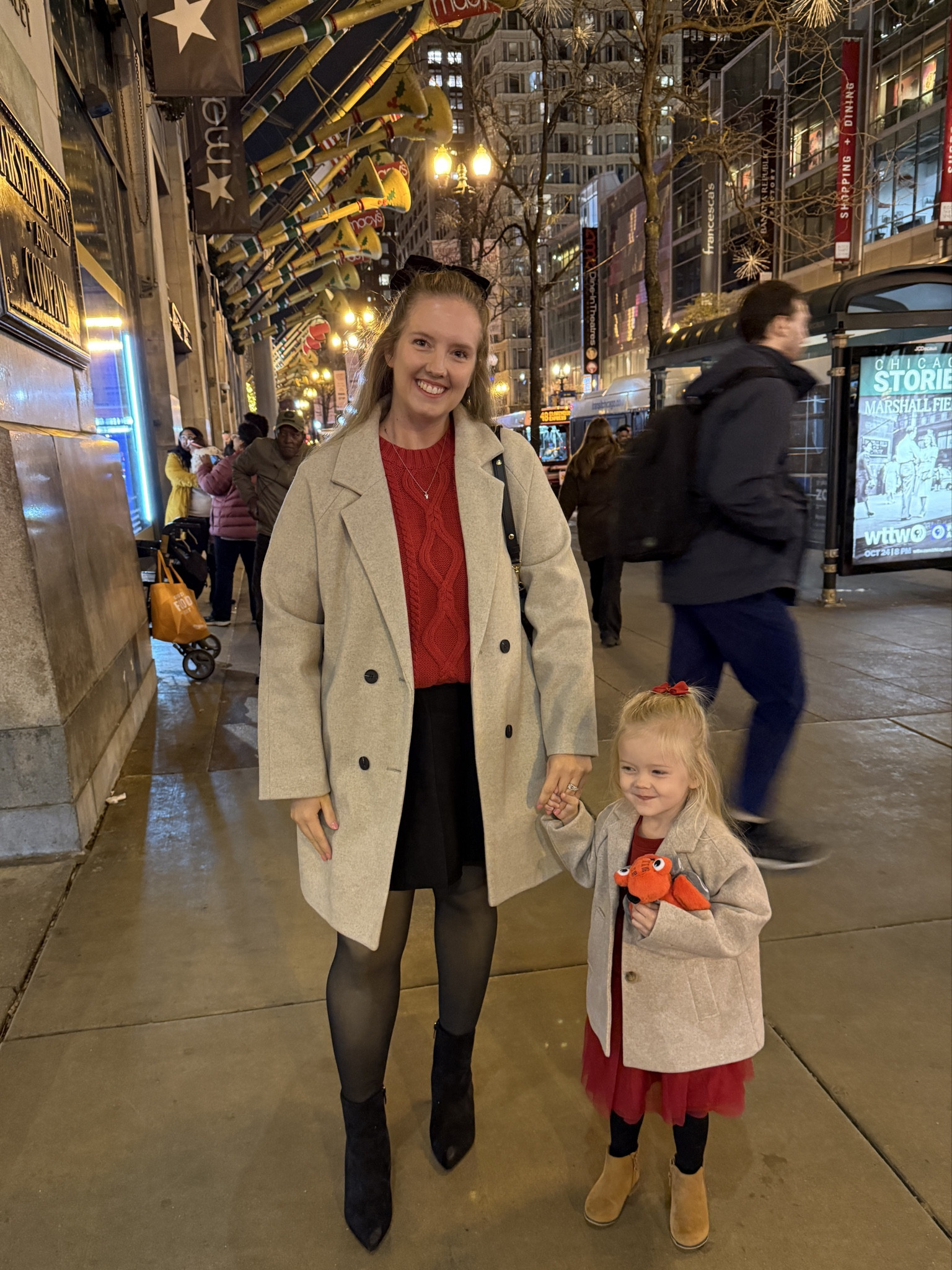 Mommy and Me matching outfits for the holidays at The Walnut Room in downtown Chicago. Easily one of my favorite family matching outfits I’ve done!

#LTKKids #LTKHoliday #LTKSeasonal