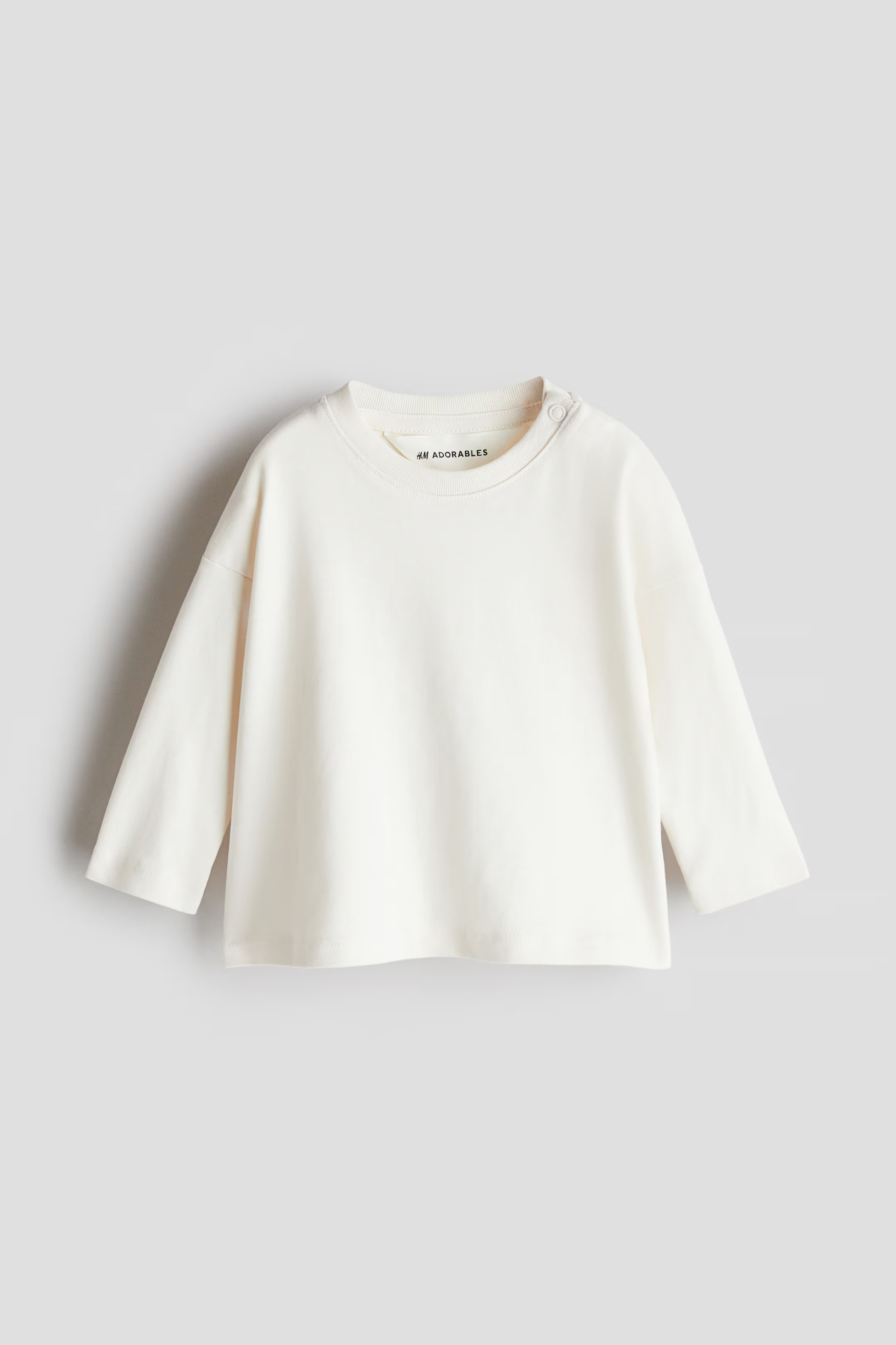 Long-Sleeved Pima Cotton T-Shirt | H&M (US + CA)