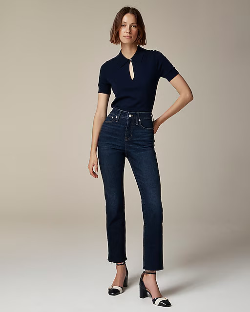 Curvy high-rise kickout jean | J. Crew US