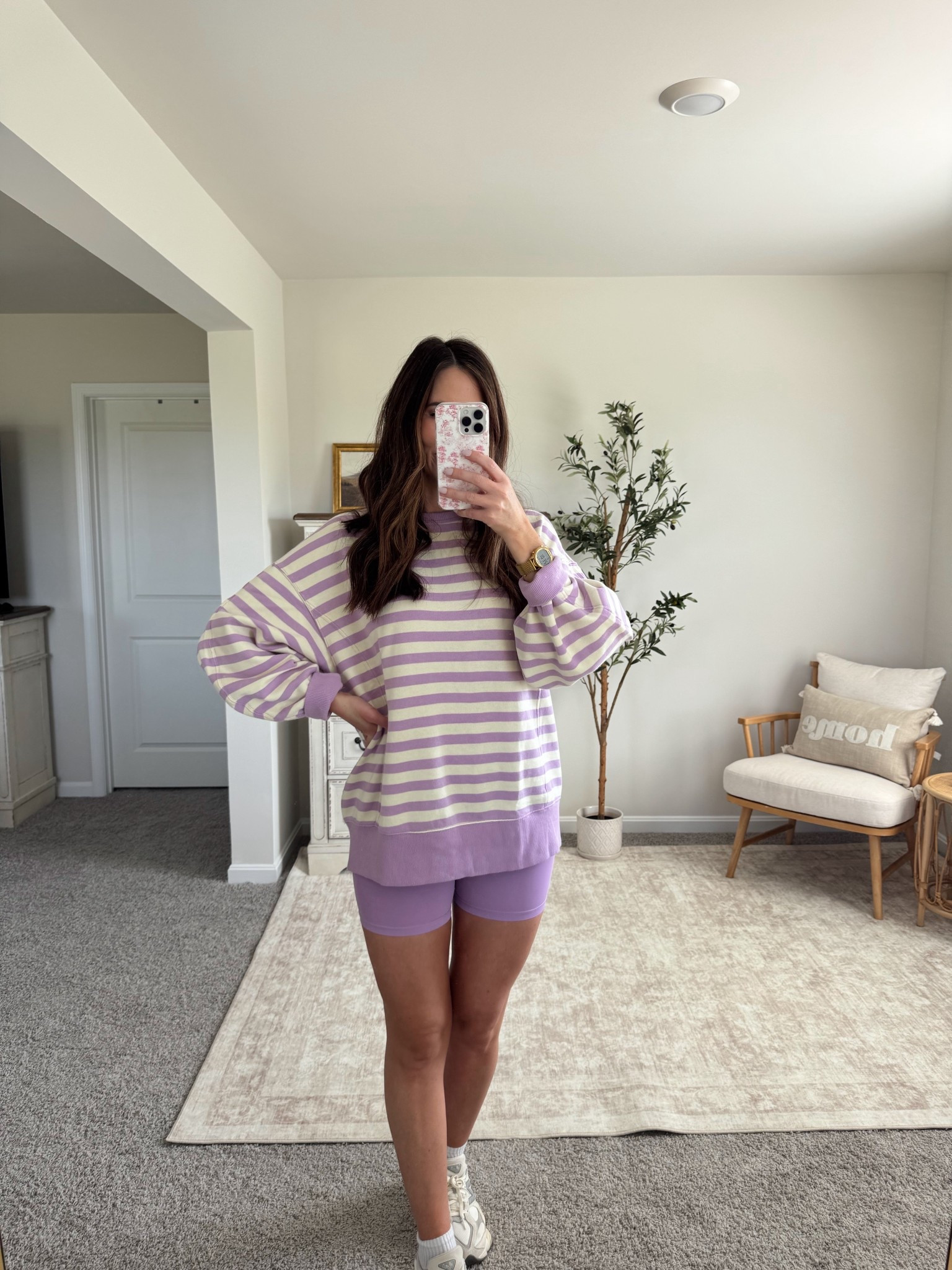 LTK x Aerie sale @Aerie is live — 20% off with the discount code in app!! ✨

Wearing a size M, but honestly wish I did a Large in the biker shorts. I’d recommend sizing up if you want a little more room/comfy fit in the thighs! 🫶🏼 

#LTKootd #LTKxAerie #LTKActive