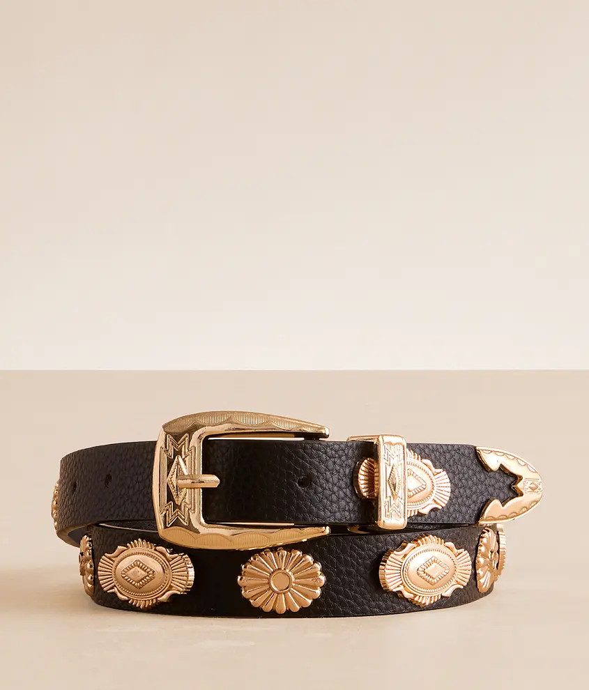Western Concho Belt | Buckle
