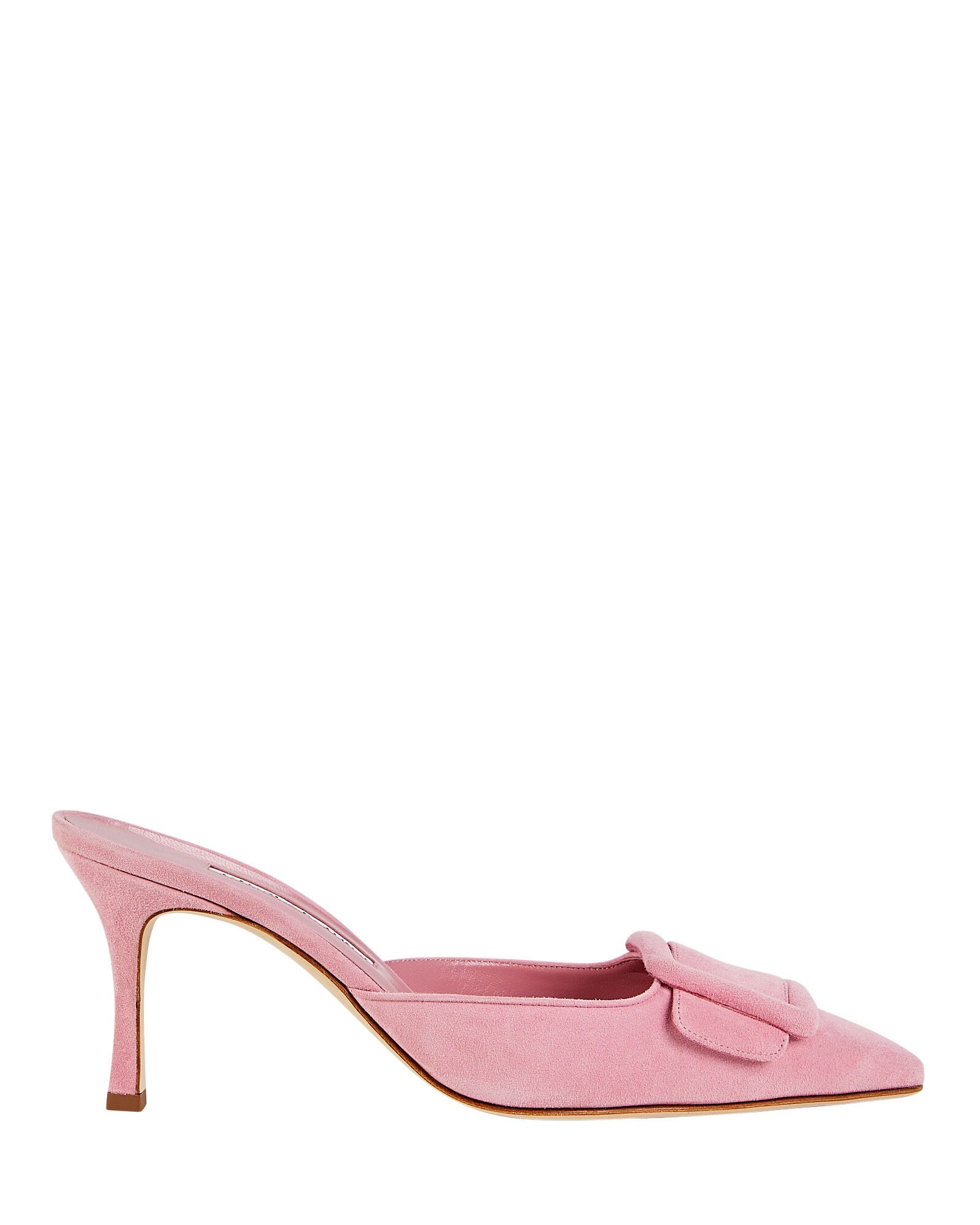 Maysale Buckle Suede Mules | INTERMIX