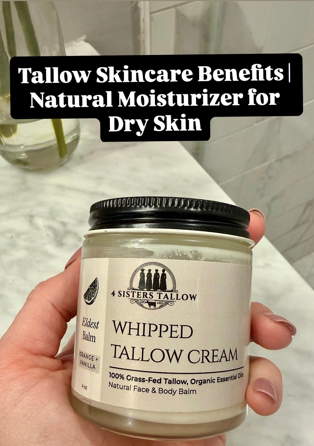 If you’re looking for a deeply nourishing, natural moisturizer, this whipped tallow cream has been such a unique skincare find.

Made with 100% grass-fed beef tallow and organic essential oils, it’s packed with naturally occurring vitamins like A, D, E, K, and B12 that help support hydrated, healthy-looking skin. The blend of orange and frankincense gives it a light, clean scent while helping brighten the look of skin and soften the appearance of fine lines.

I love that it’s simple, clean skincare with no fillers or synthetic ingredients — just rich moisture that works for face, lips, and dry skin.

Sharing it here on my LTK if you’re exploring tallow-based skincare or clean beauty routines.

#LTKBeauty #LTKselfcare #LTKgrwm