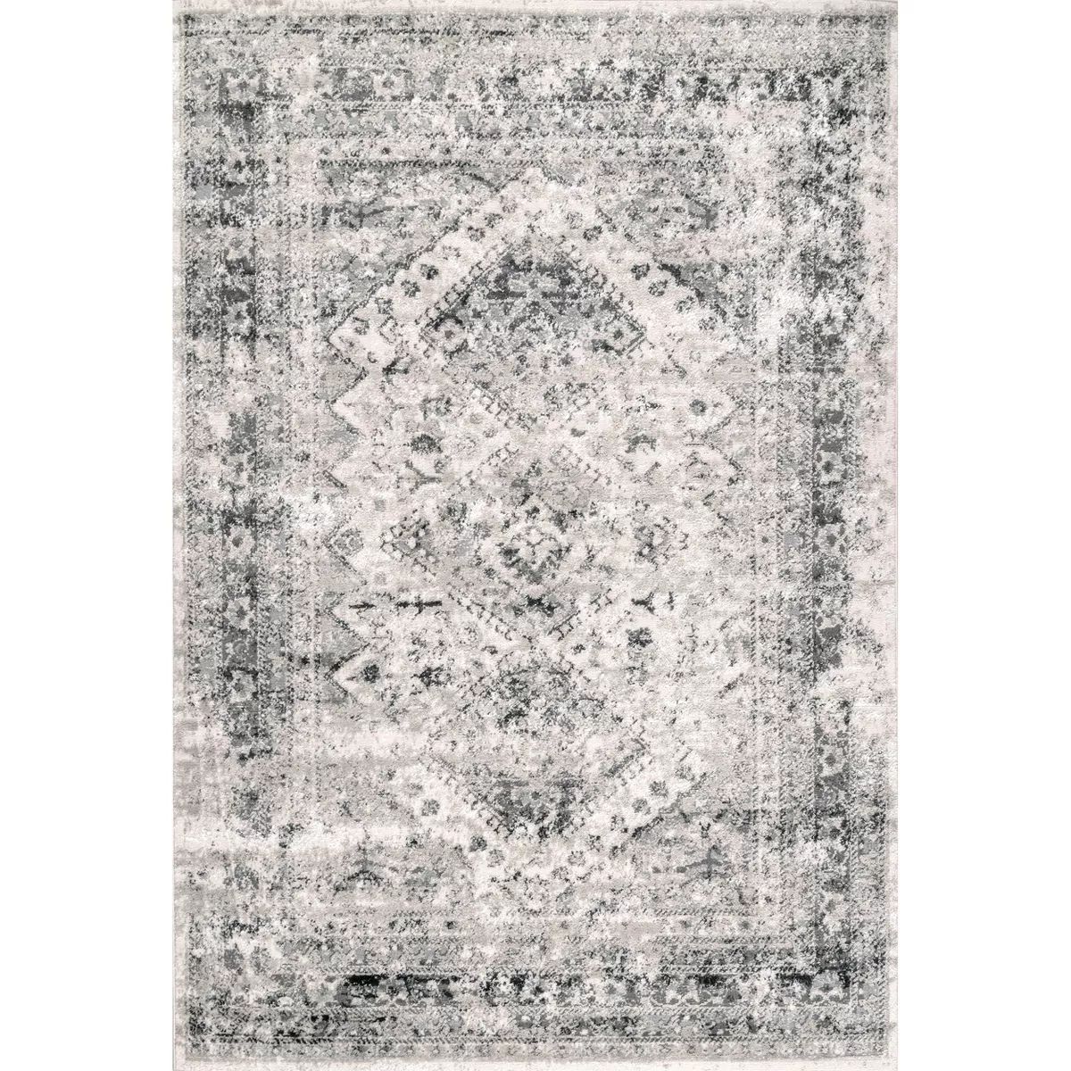 nuLOOM Madisson Vintage Faded Medallion Area Rug | Target