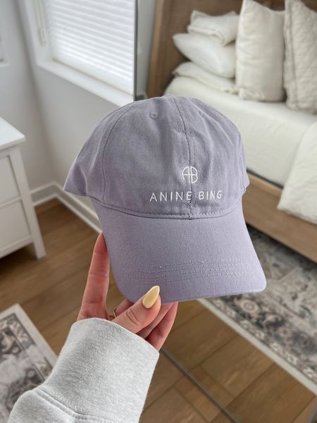 Anine Bing lavender ball cap perfect for spring 

#LTKstyletip #LTKunder100