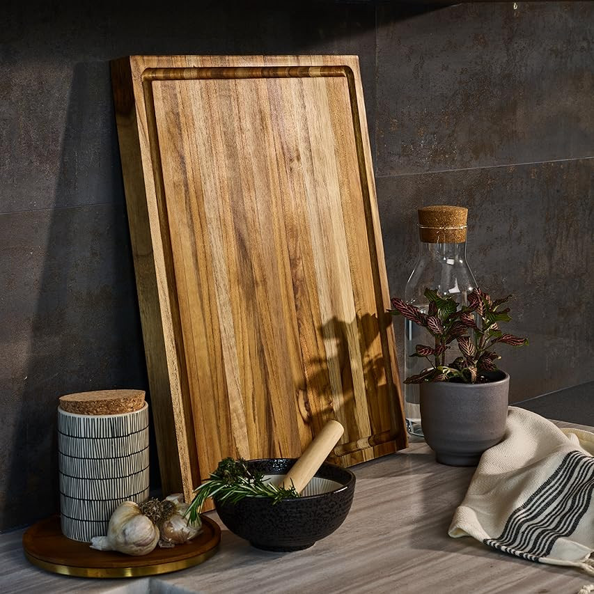 Catskill Craftsmen 24-Inch Versatile Meat Holding Cutting Board with Wedge/Trench | Amazon (US)