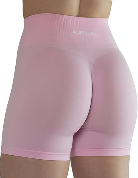 AUROLA Intensify Workout Shorts for Women Seamless Scrunch Short Gym Yoga Running Sport Active Ex... | Amazon (US)
