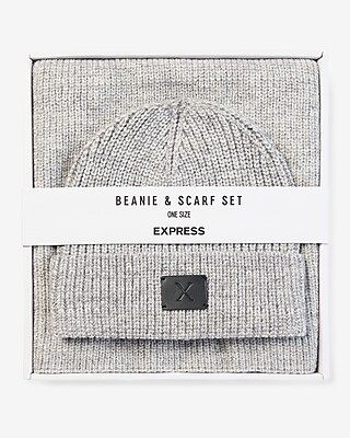 Knit Beanie & Scarf Gift Set | Express
