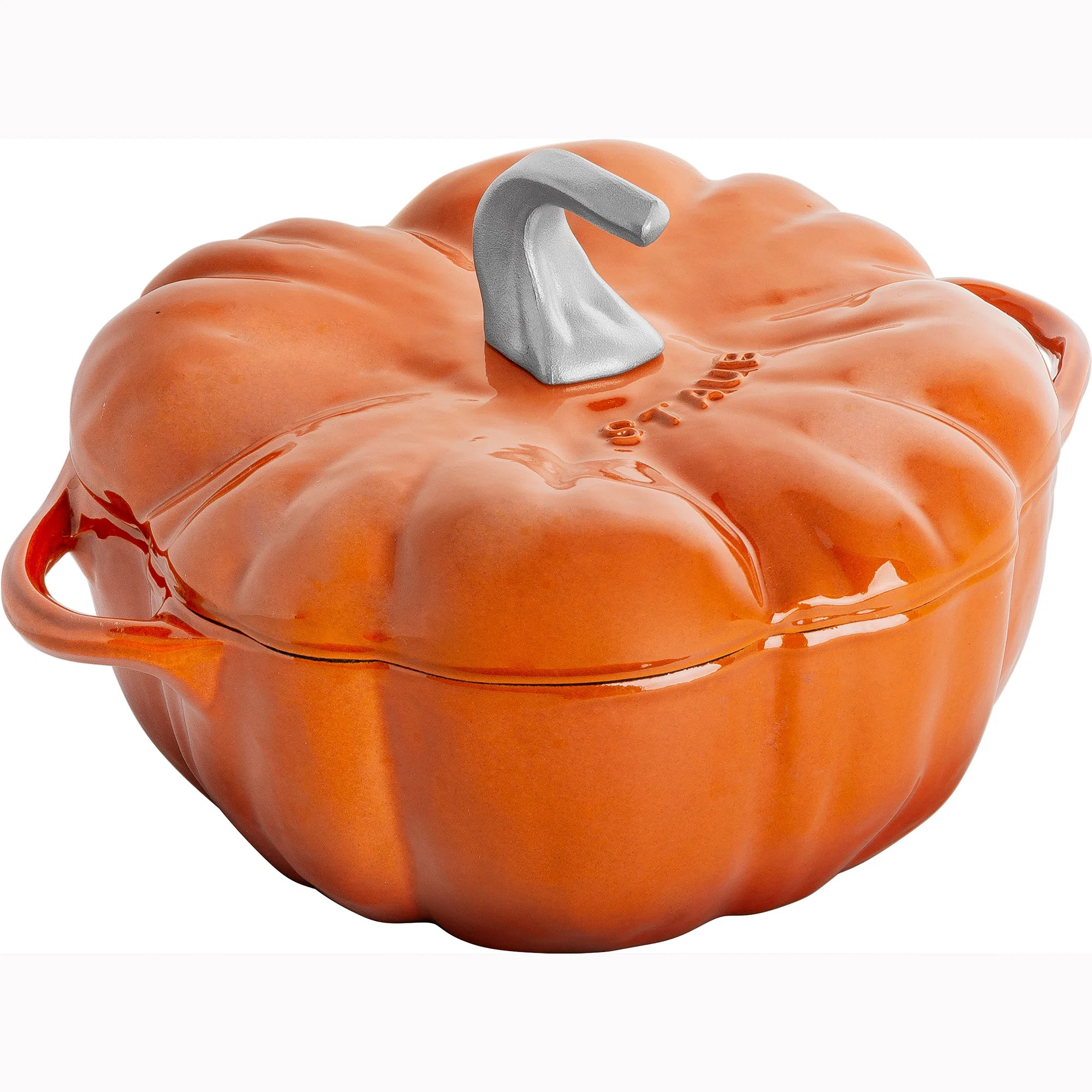 Staub Cast Iron 3.5 Qt Pumpkin Cocotte with Stainless Steel Knob & Reviews | Wayfair | Wayfair North America