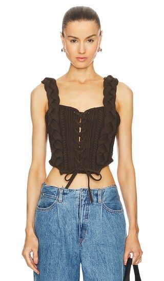 Taylie Cable Corset | Revolve Clothing (Global)