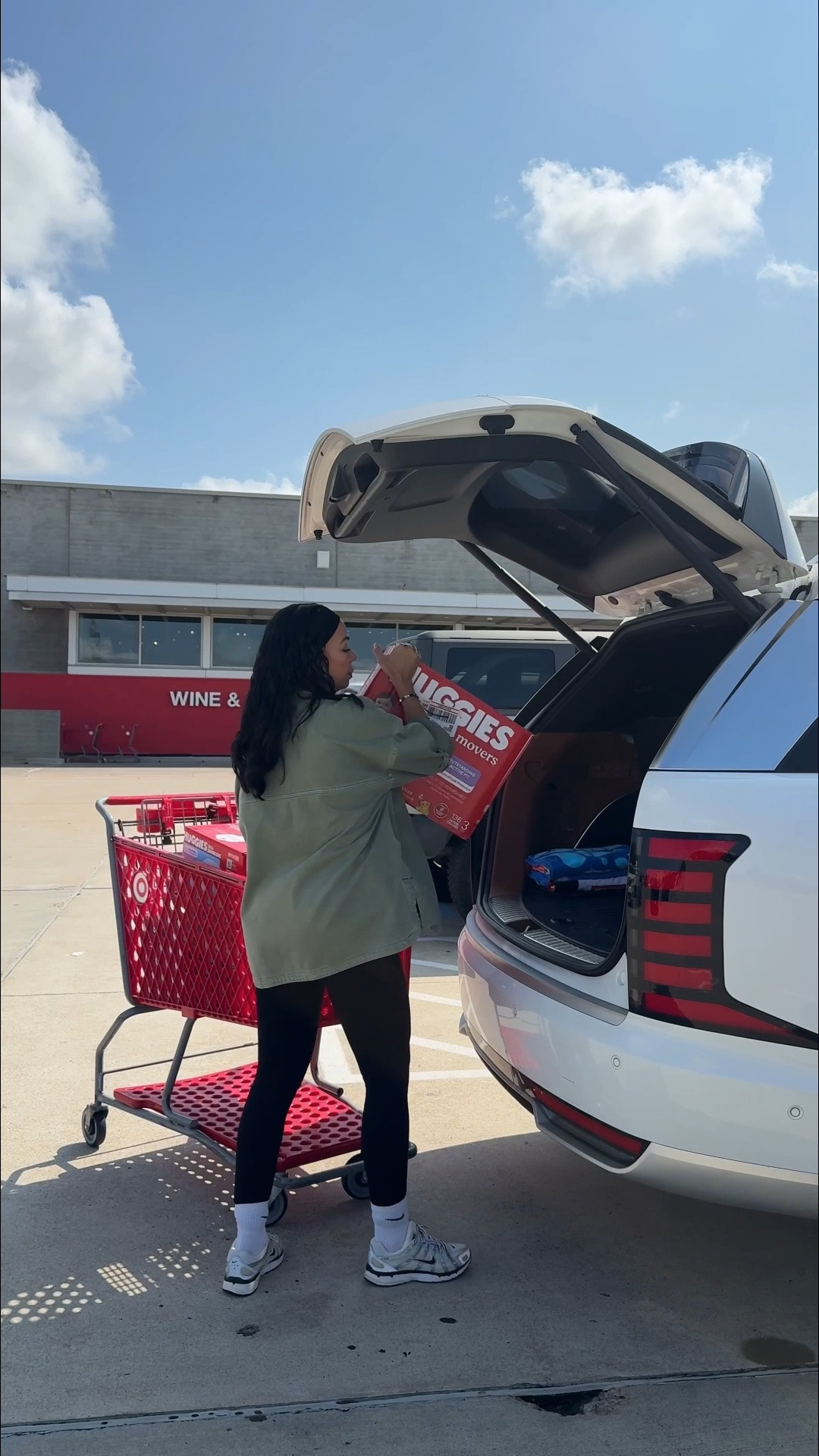 #ad Nesting the third time around really just means stocking up on @Huggies 🤍 They’re up to 100% leakproof with a FastAbsorb System that quickly locks away wetness, so we can focus on soaking up those newborn moments. Parents, now’s the perfect time to stock up on Huggies products at @Target and take advantage of the Target Circle Deal where you buy $80 and get a $20 Target gift card, valid September 20-26. #TargetPartner #HuggiesPartner #Huggies @shop.ltk 

Terms & Conditions: Category Deal. Valid in store or online. Limit one coupon/deal per Target Circle account. No other same department/category coupon/deal/bonus will apply. Offer excludes items sold & shipped by Target Plus™ Partners and clearance items. Void if copied, scanned, altered, transferred, purchased, sold or prohibited by law. Coupon/deal expires at 11:59pm PT. Item(s) may not be available at all stores. Gift cards and tax will not be included in determining purchase total. Target GiftCard not valid as payment on this purchase; terms and conditions apply. Quantities limited; no rain checks. No cash value.

#LTKBaby #LTKBump #LTKmomlife