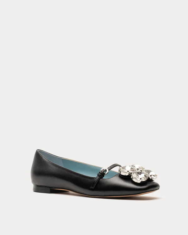 Josephine Ballet Flat - Black | Frances Valentine