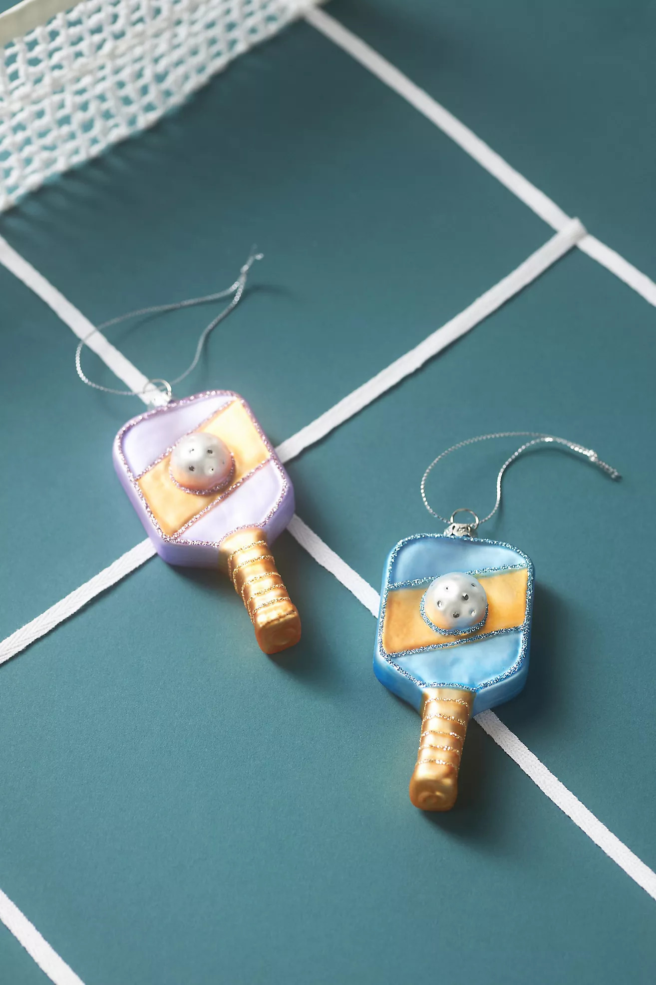Pickleball Glass Ornament | Anthropologie (US)