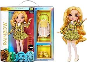 Rainbow High Series 3 Sheryl Meyer Fashion Doll – Marigold (Yellow) with 2 Designer Outfits to ... | Amazon (US)